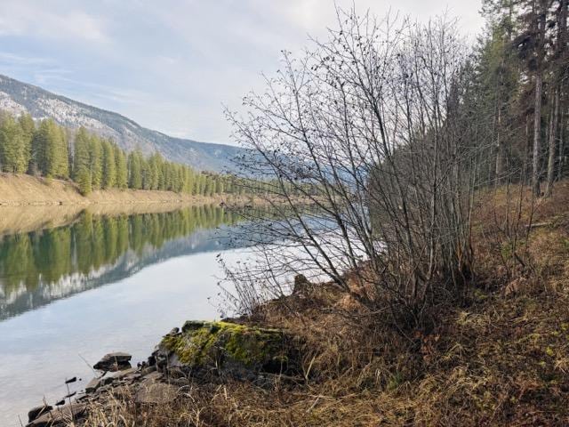 water view featuring a mountain view