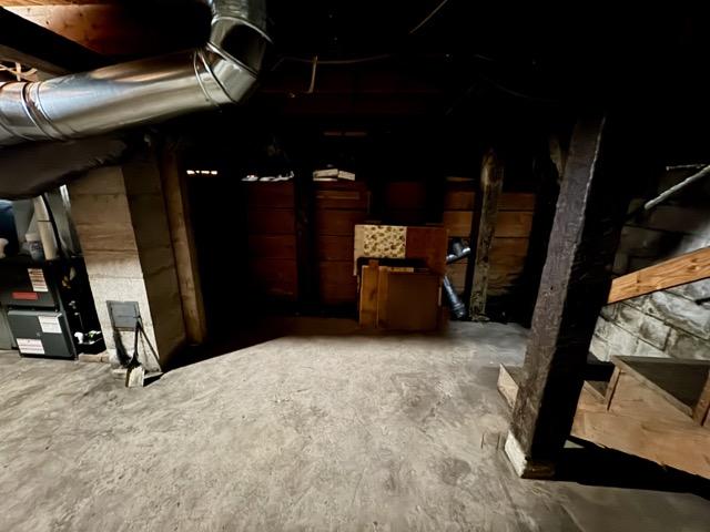 view of basement