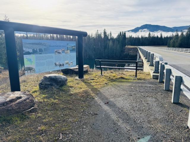 view of road with a mountain view