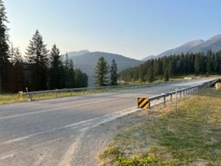 view of road featuring a mountain view