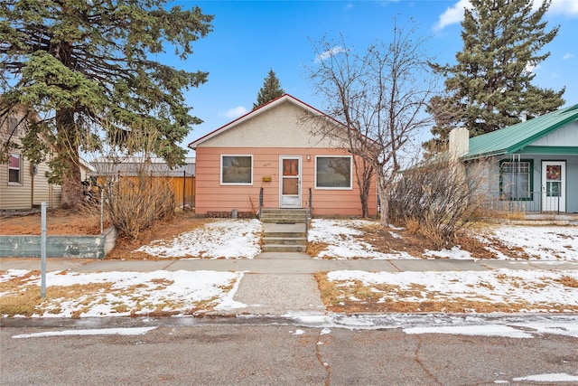 view of bungalow