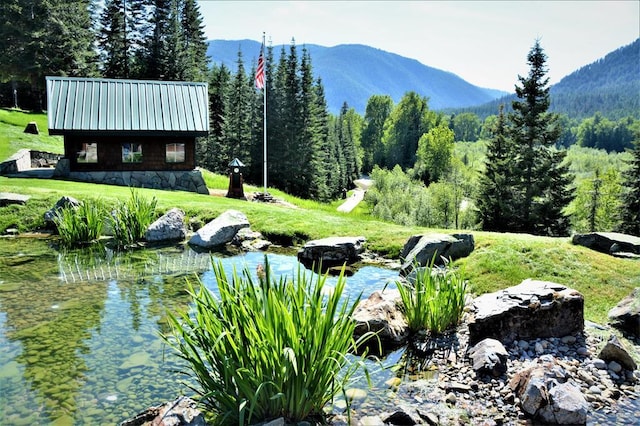 view of mountain feature