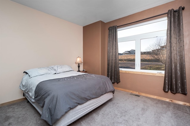 bedroom featuring carpet floors