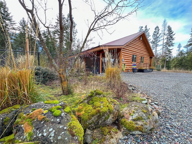 view of front of property