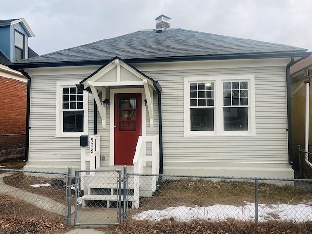 view of front of property