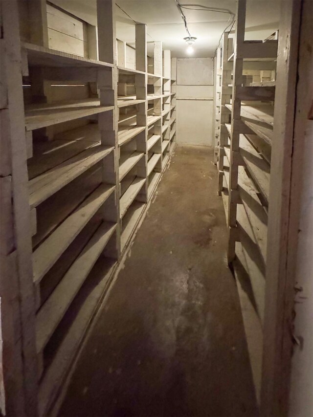 view of storage room