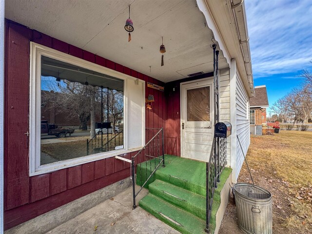 view of entrance to property