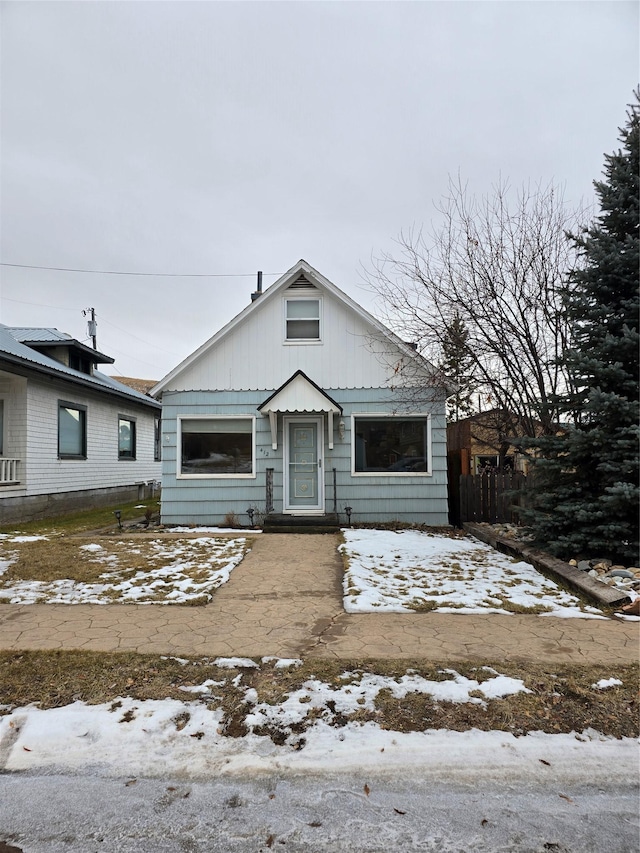 view of front of home