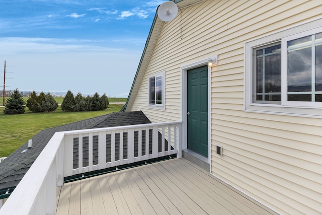 358 Hamilton Heights Rd, Corvallis, MT 59828 - deck featuring a yard