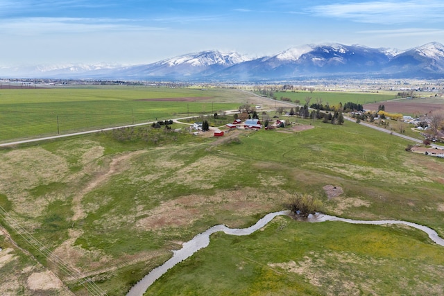 358 Hamilton Heights Rd, Corvallis, MT 59828 - birds eye view of property featuring a rural view and a mountain view