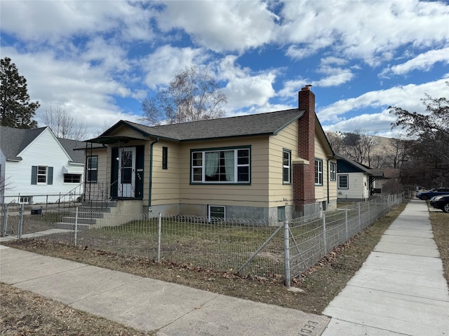 view of bungalow