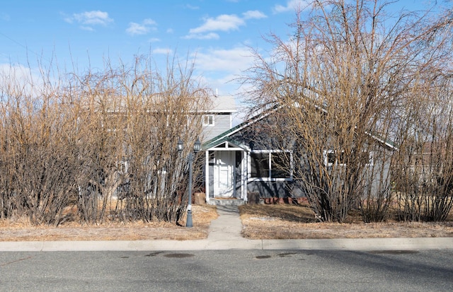 view of front of home