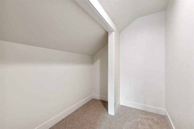 interior space with carpet and baseboards