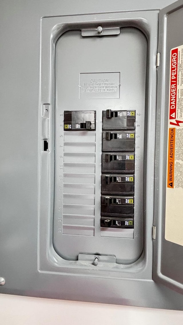 utilities with electric panel