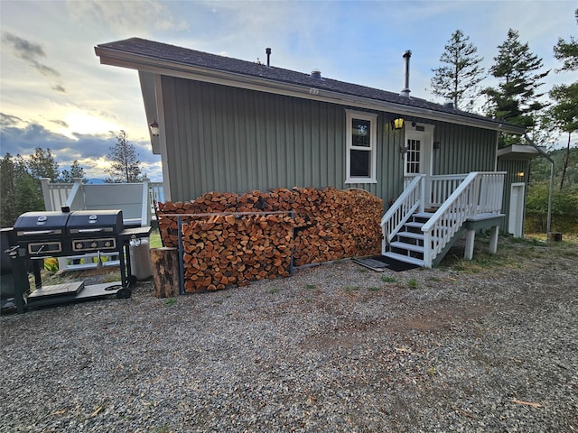 view of front of home