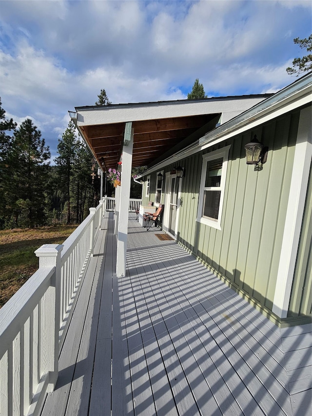 view of deck