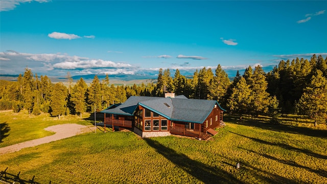 805 Georgetown Lake Rd, Anaconda, MT 59711 - aerial view of property and surrounding area