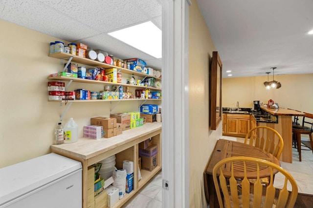 pantry featuring sink