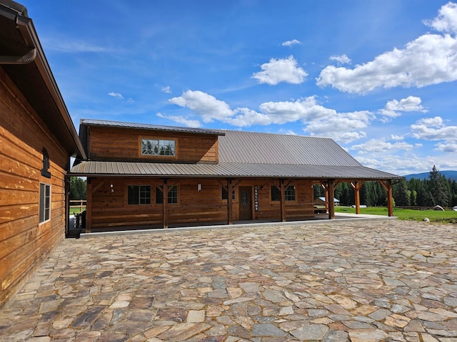 view of horse barn