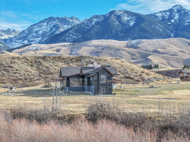 view of mountain feature