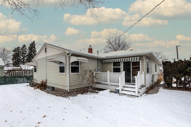 view of front of home