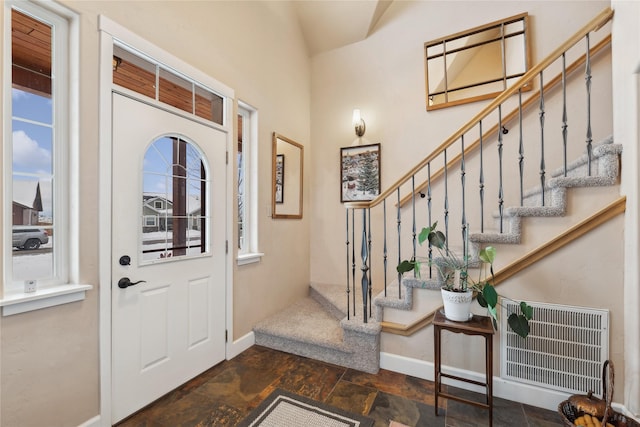 entryway featuring a wealth of natural light