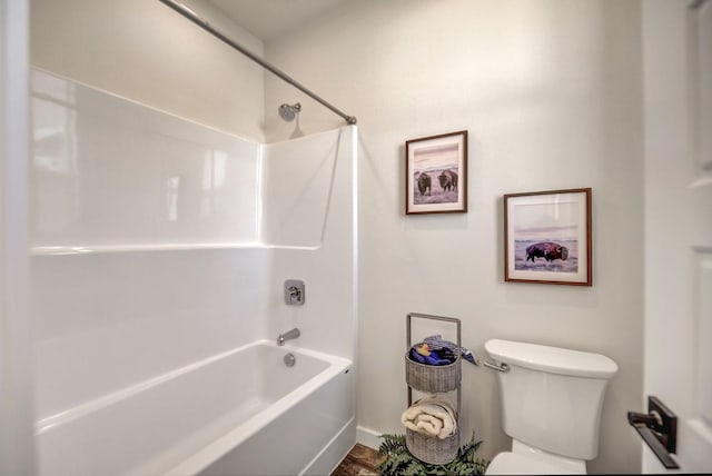 bathroom with  shower combination and toilet