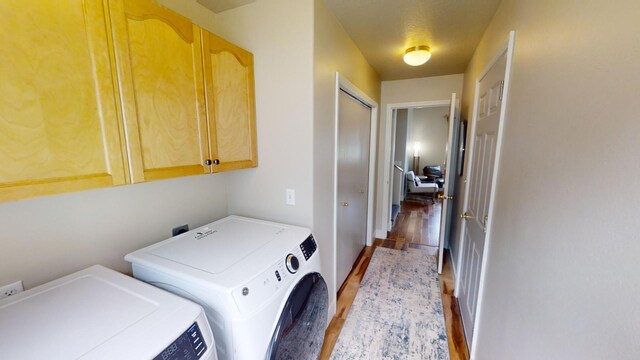 bathroom with a shower with curtain, vanity, hardwood / wood-style flooring, and toilet