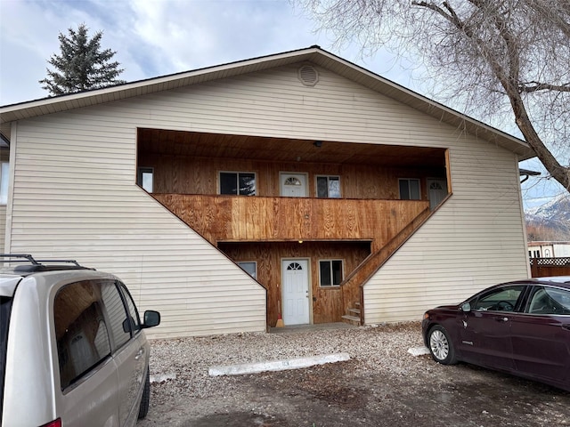 view of back of property