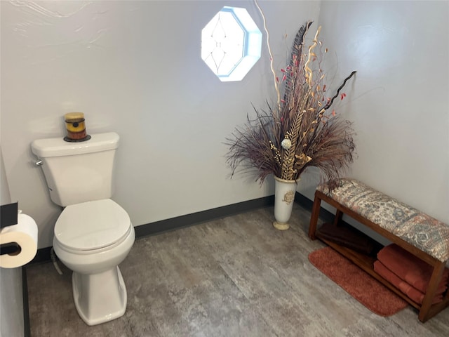 bathroom featuring toilet