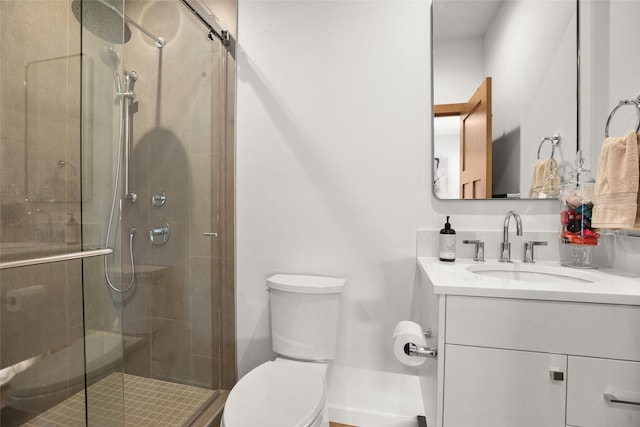 124 W 2nd St Unit B, Whitefish, MT 59937 - full bath with a stall shower, toilet, and vanity
