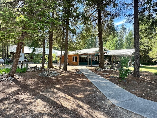 27 Birch Ln, Trout Creek, MT 59874 - view of front of house with a porch