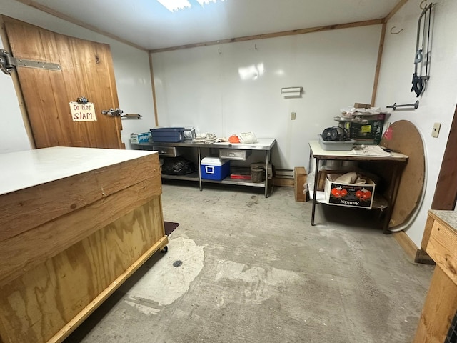 27 Birch Ln, Trout Creek, MT 59874 - miscellaneous room featuring concrete floors