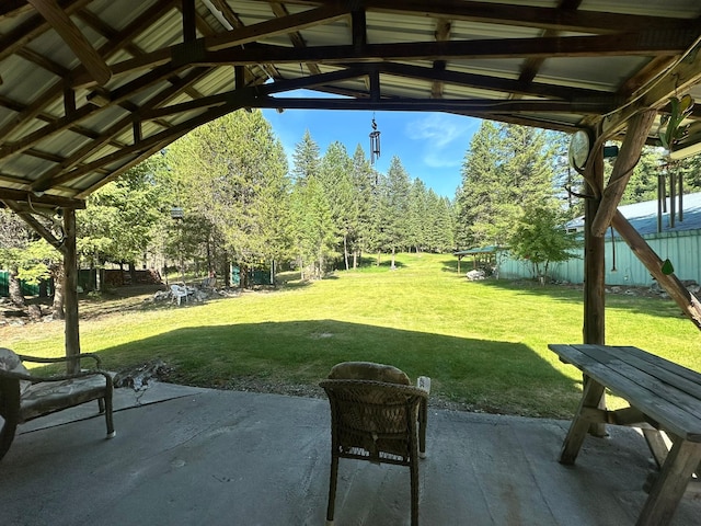 27 Birch Ln, Trout Creek, MT 59874 - view of patio