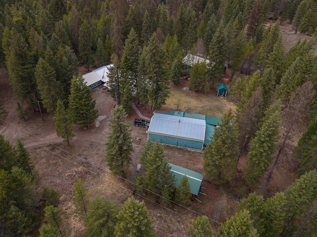 27 Birch Ln, Trout Creek, MT 59874 - aerial view with a wooded view