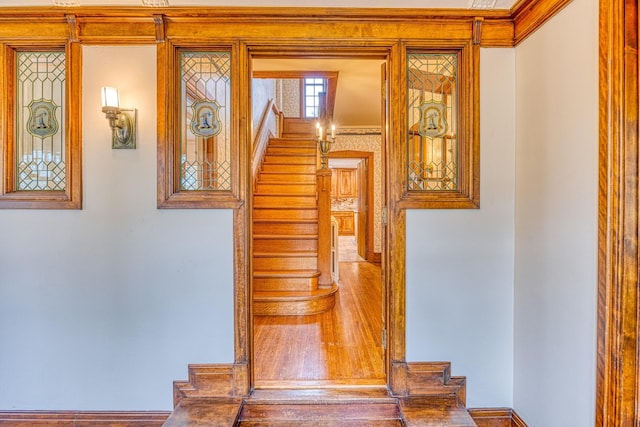 view of staircase
