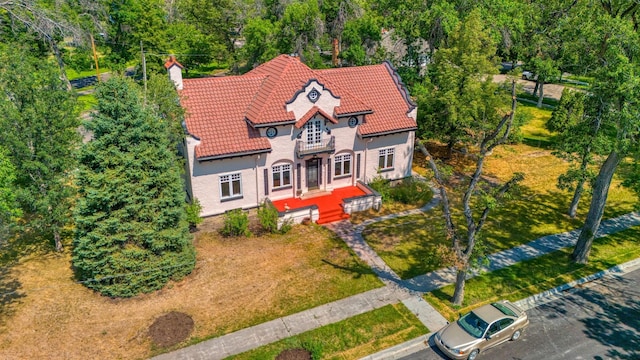 aerial view