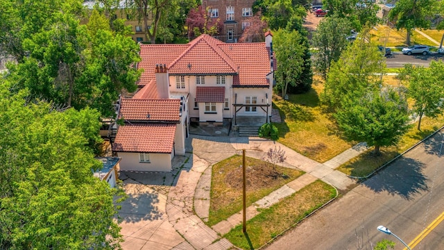 drone / aerial view