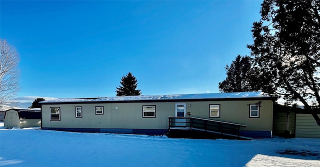 view of manufactured / mobile home