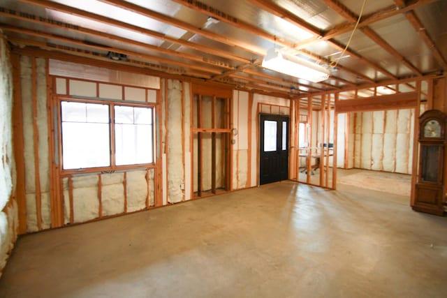 misc room featuring concrete flooring