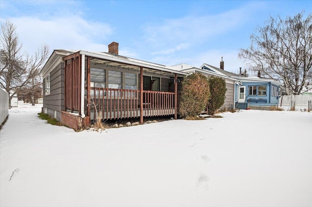 view of front of property