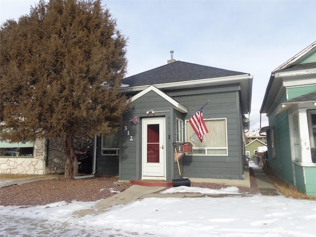 view of bungalow-style house