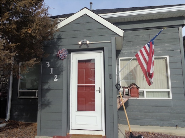 view of property entrance