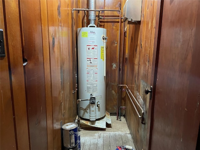 utilities featuring water heater