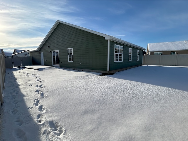 view of rear view of property