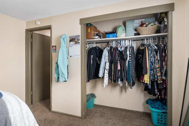 view of closet