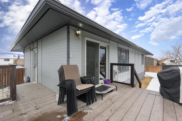607 Oregon St, Deer Lodge, MT 59722 - view of wooden deck