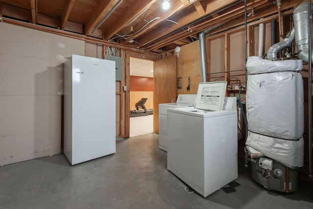 laundry room featuring washing machine and dryer