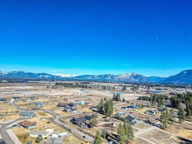 exterior space featuring a mountain view