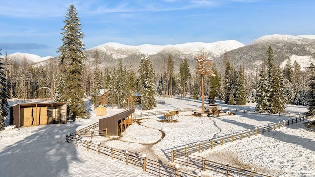 190 Black Bear Ln, Bigfork, MT 59911 - view of mountain background